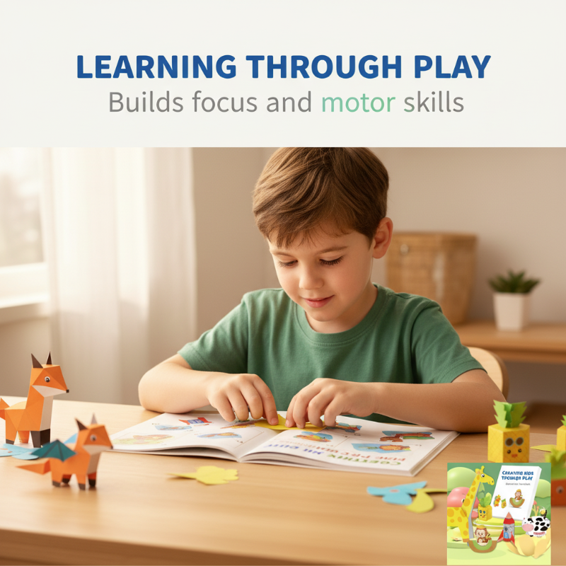 🔥Last day of the limited-time 50% off sale!🔥Creative Kids DIY 3D Paper Craft Book