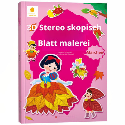 Tableau de Feuilles en 3D - Kit de Création Manuelle pour Enfants (avec Spécimens de Plantes)