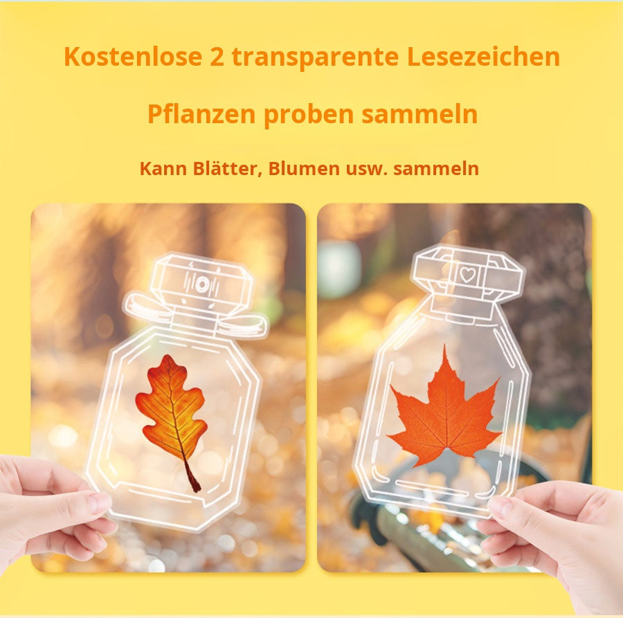 Tableau de Feuilles en 3D - Kit de Création Manuelle pour Enfants (avec Spécimens de Plantes)