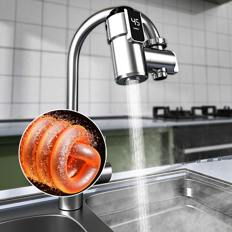 Robinet d'eau chaude électrique sans installation avec affichage numérique