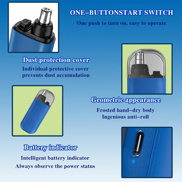 🏆Rechargeable Portable Nose Hair Trimmer😄✂️