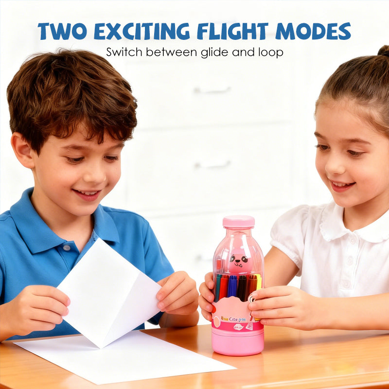 Ensemble artistique vibrant pour enfants avec stylos aérographes lavables