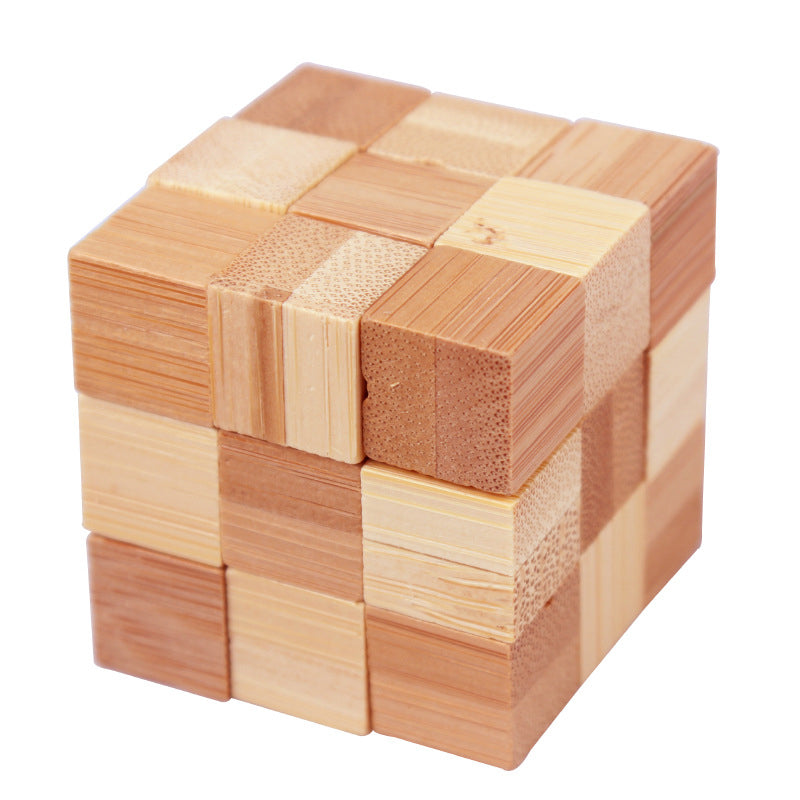 🔥 50% DE RÉDUCTION ! ✨ Casse-Tête en Bois Luban Lock - Stimule l'Intelligence Spatiale, Conception en Bois Naturel, Jeu Éducatif Familial 🧩🤲