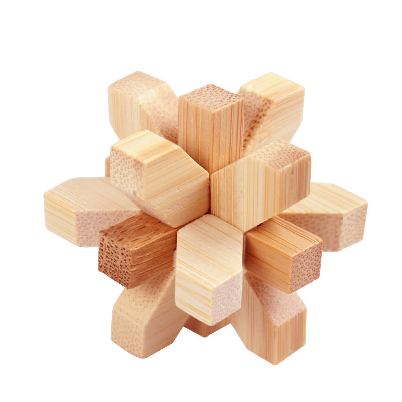 🔥 50% DE RÉDUCTION ! ✨ Casse-Tête en Bois Luban Lock - Stimule l'Intelligence Spatiale, Conception en Bois Naturel, Jeu Éducatif Familial 🧩🤲