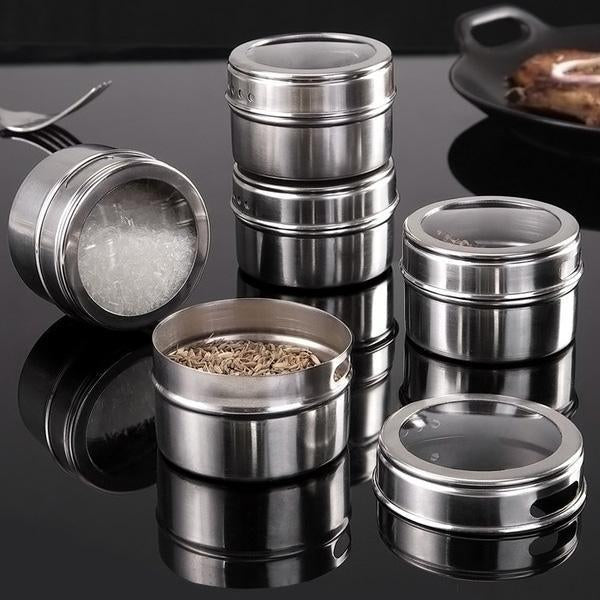 Pot à épices magnétique