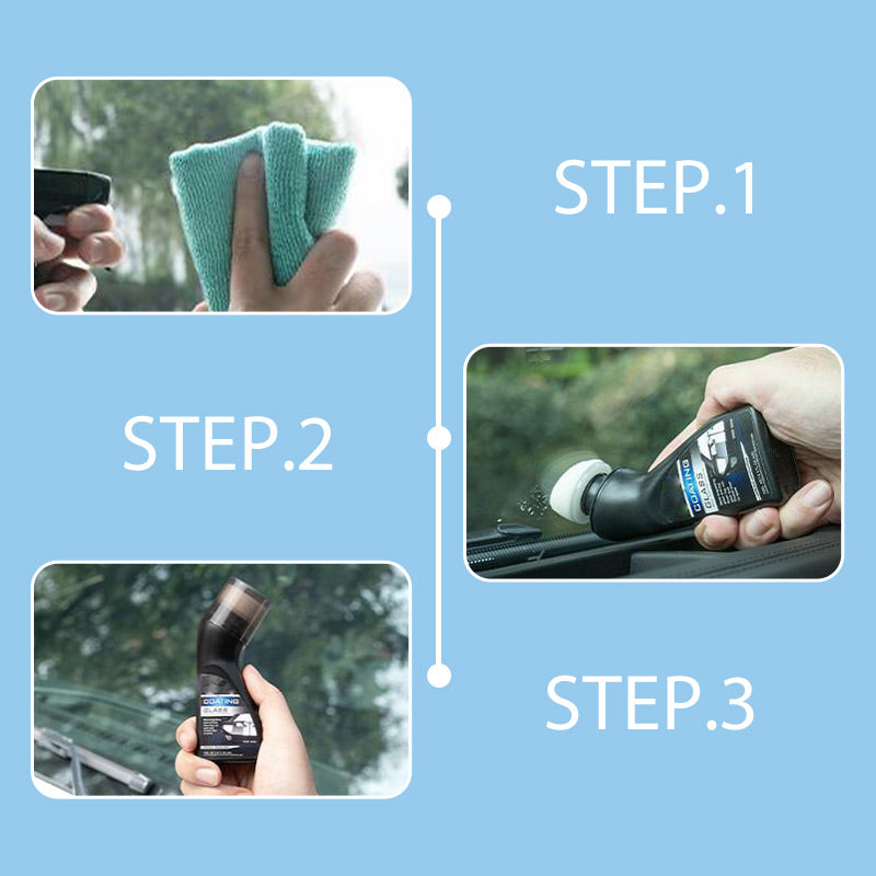 🔥 Attention aux ventes exceptionnelles ! ❄️ Chiffon de revêtement antimbuée micromoléculaire – Garde votre pare-brise clair et sans buée 🧽✨