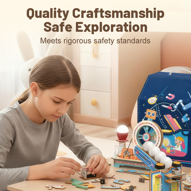 🚀 Smart Lab 8-en-1 - Kit d'Expériences Scientifiques pour Apprentissage Intelligent 🧩