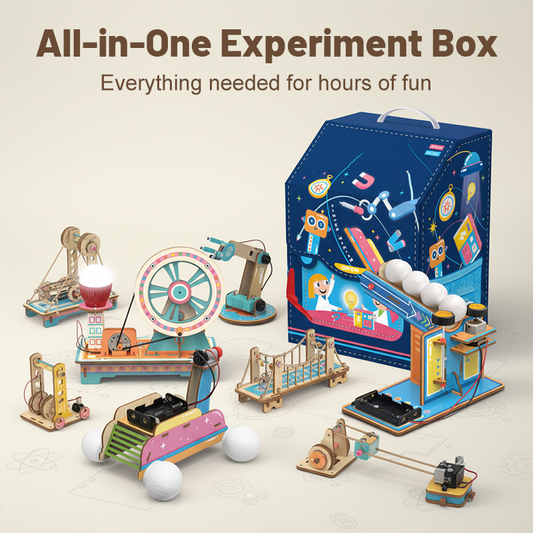 🚀 Smart Lab 8-en-1 - Kit d'Expériences Scientifiques pour Apprentissage Intelligent 🧩