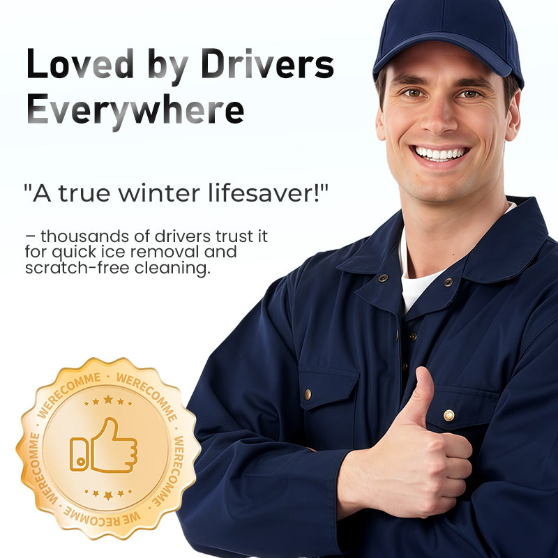 ❄️Grattoir à neige et à glace télescopique détachable pour voiture ef