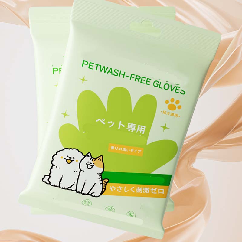 🔥 VENTE LIMITÉE – 50 % de réduction ! Gants de toilettage sans rinçage pour chiens et chats : neutralisent les odeurs, antibactériens & ultra-doux 🐾🧼