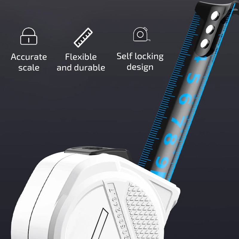 Mètre ruban de haute précision avec système autobloquant