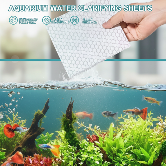 Feuilles clarifiantes pour eau d'aquarium