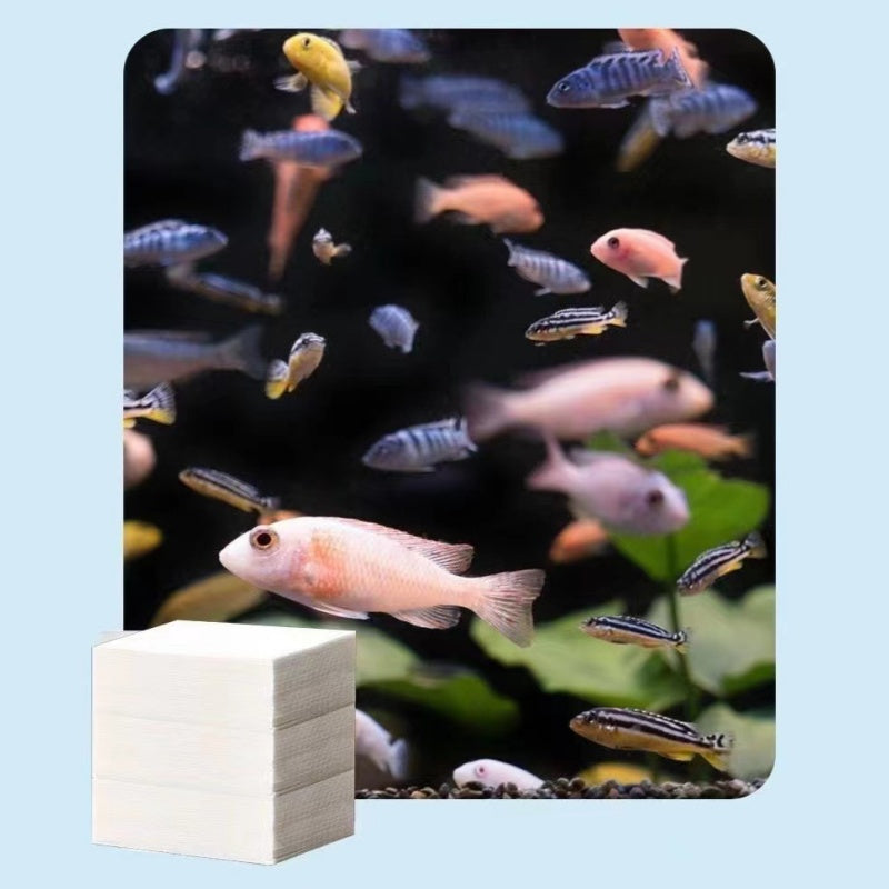 Feuilles clarifiantes pour eau d'aquarium
