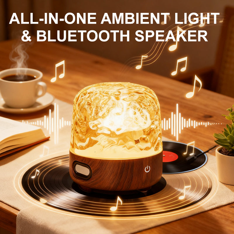 Lumière d'ambiance et enceinte Bluetooth tout-en-un