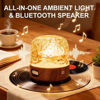 Lumière d'ambiance et enceinte Bluetooth tout-en-un