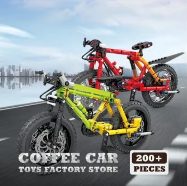 ✨ 50 % de réduction ! 🌟 Ensemble de Blocs de Construction VTT – Cadeau Créatif & Éducatif pour Enfants 🚴‍♂️🎁