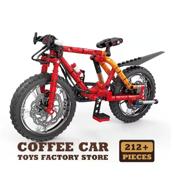 ✨ 50 % de réduction ! 🌟 Ensemble de Blocs de Construction VTT – Cadeau Créatif & Éducatif pour Enfants 🚴‍♂️🎁