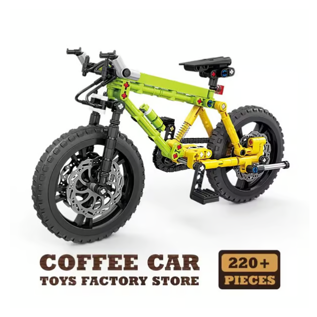 ✨ 50 % de réduction ! 🌟 Ensemble de Blocs de Construction VTT – Cadeau Créatif & Éducatif pour Enfants 🚴‍♂️🎁