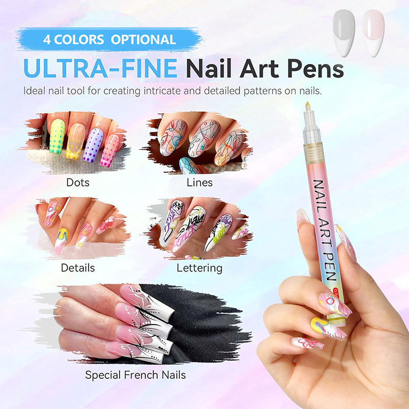 🔥 VENTE LIMITÉE 49 % DE RÉDUCTION ! 🎄 Promotion Exceptionnelle de Noël – Kit de 12 Stylos Professionnels pour Nail Art, pointe ultra-fine & séchage rapide 💅✨