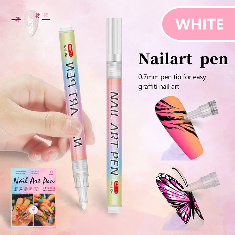 🔥 VENTE LIMITÉE 49 % DE RÉDUCTION ! 🎄 Promotion Exceptionnelle de Noël – Kit de 12 Stylos Professionnels pour Nail Art, pointe ultra-fine & séchage rapide 💅✨