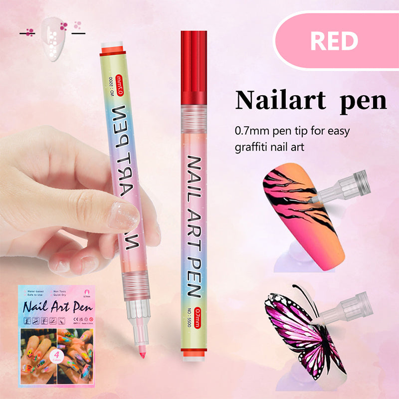 🔥 VENTE LIMITÉE 49 % DE RÉDUCTION ! 🎄 Promotion Exceptionnelle de Noël – Kit de 12 Stylos Professionnels pour Nail Art, pointe ultra-fine & séchage rapide 💅✨