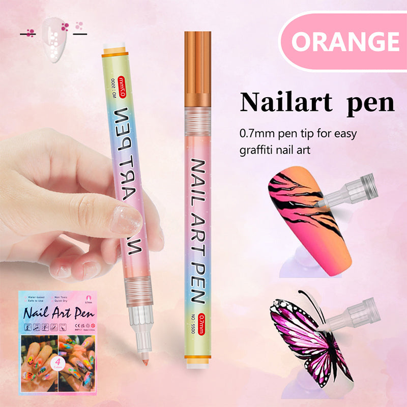 🔥 VENTE LIMITÉE 49 % DE RÉDUCTION ! 🎄 Promotion Exceptionnelle de Noël – Kit de 12 Stylos Professionnels pour Nail Art, pointe ultra-fine & séchage rapide 💅✨