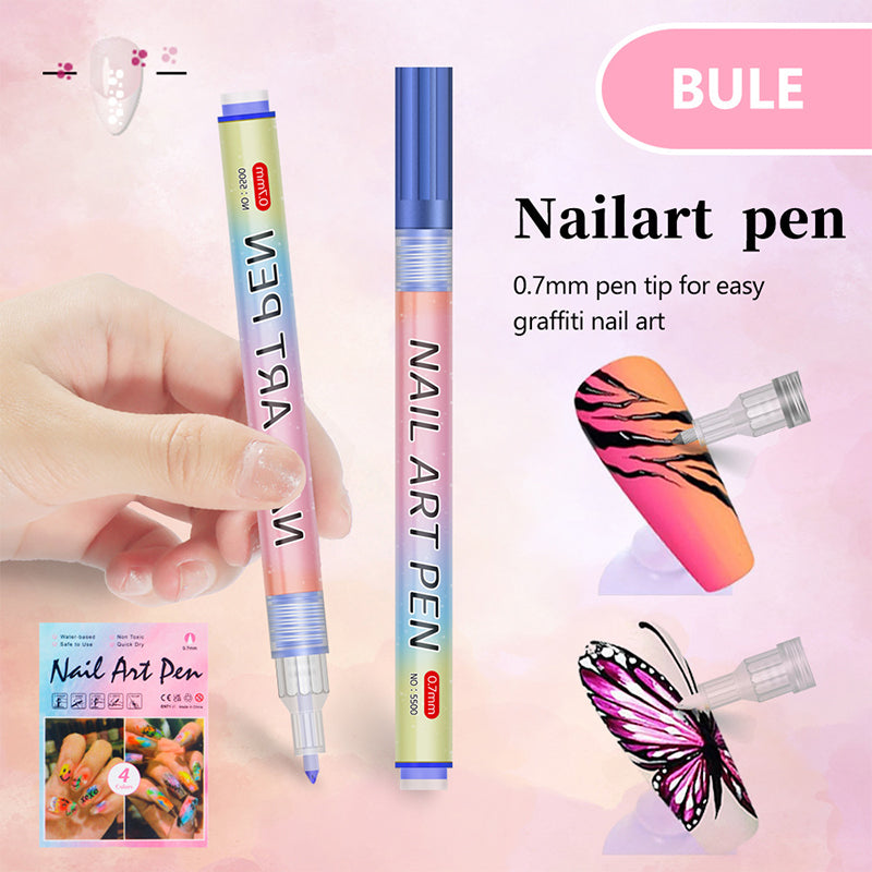 🔥 VENTE LIMITÉE 49 % DE RÉDUCTION ! 🎄 Promotion Exceptionnelle de Noël – Kit de 12 Stylos Professionnels pour Nail Art, pointe ultra-fine & séchage rapide 💅✨