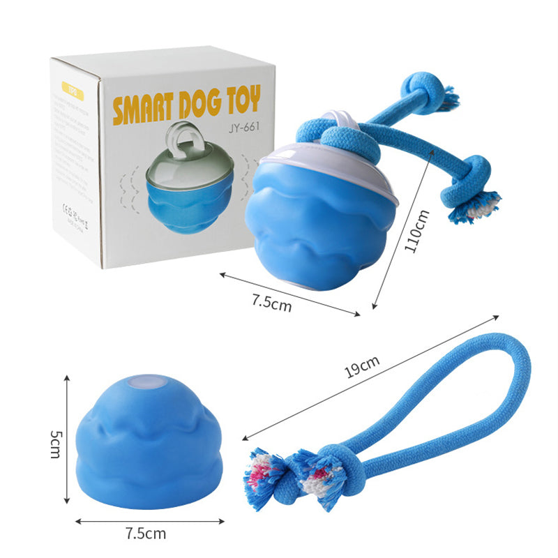 ⛄🎁Compagnon de Fêtes：62 % de réduction !!!  💖🐾Balle Interactive Électronique Apaisante pour Animaux de Compagnie – Trois Modes, Évitement des Obstacles & Plus! 🐶💡