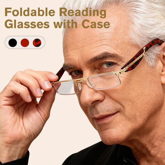 👓 50% DE RÉDUCTION! 💡 Lunettes de Lecture Anti-Lumière Bleue – Pliables avec Étui, Léger & Confortable pour une Utilisation Prolongée 📖