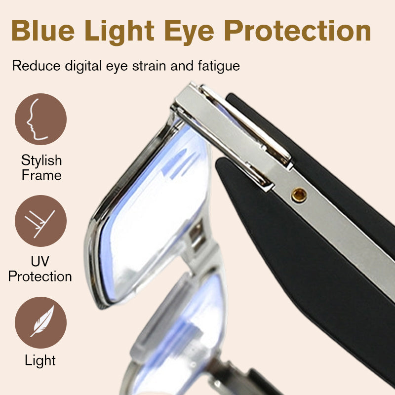 👓 50% DE RÉDUCTION! 💡 Lunettes de Lecture Anti-Lumière Bleue – Pliables avec Étui, Léger & Confortable pour une Utilisation Prolongée 📖