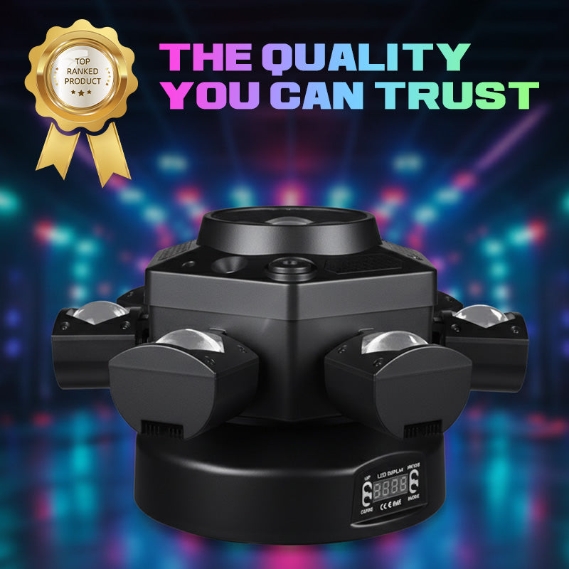 🎄 Promotion Spéciale Noël -66％ ！Multi-Beam LED Atmosphere Light - La Magie Lumineuse à 360° ! 🌟✨