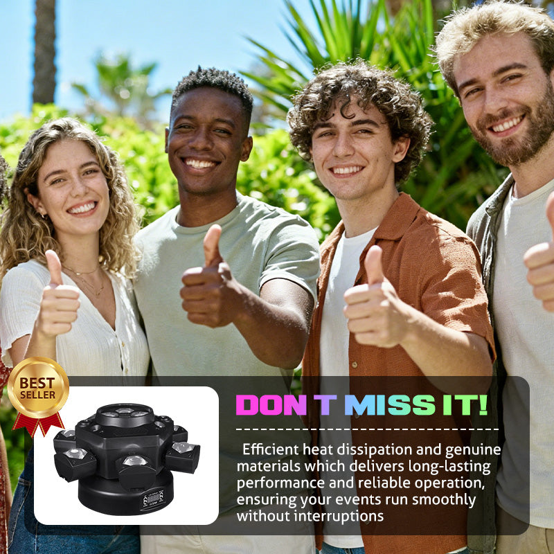 🎄 Promotion Spéciale Noël -66％ ！Multi-Beam LED Atmosphere Light - La Magie Lumineuse à 360° ! 🌟✨