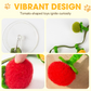 Ficelle interactive en forme de fruit pour chat