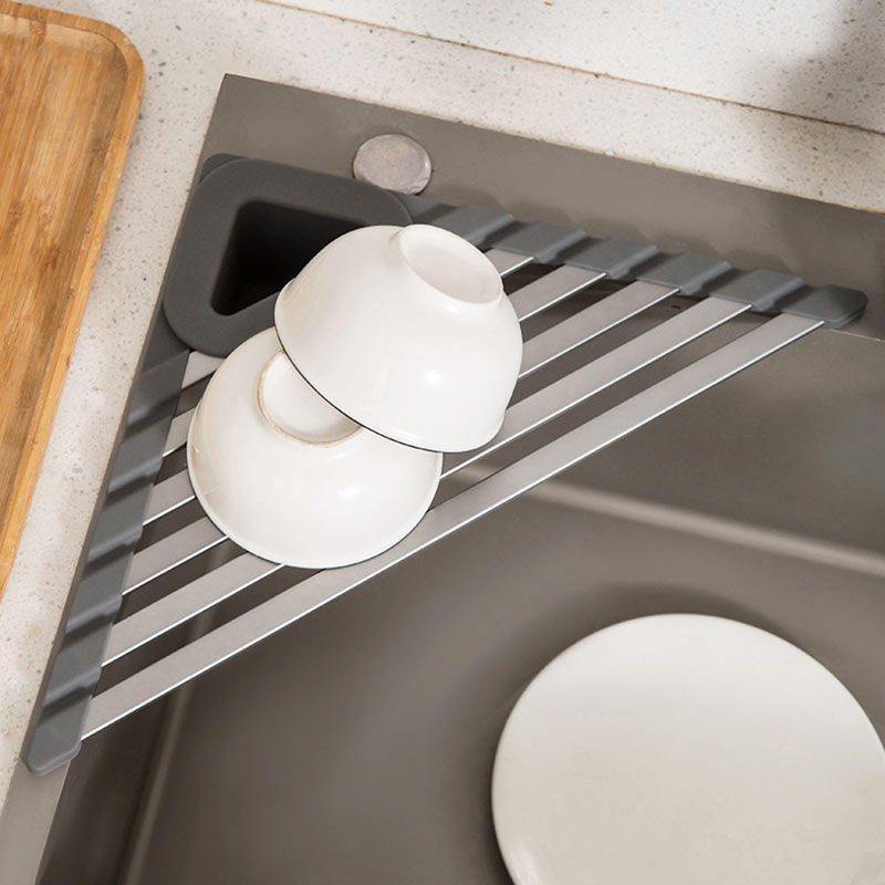 Tapis de séchage multifonctionnel pour coin d'évier de cuisine
