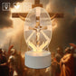 🙏Veilleuse LED acrylique inspirante à thème religieux✝️Lampe de prière de la Vierge