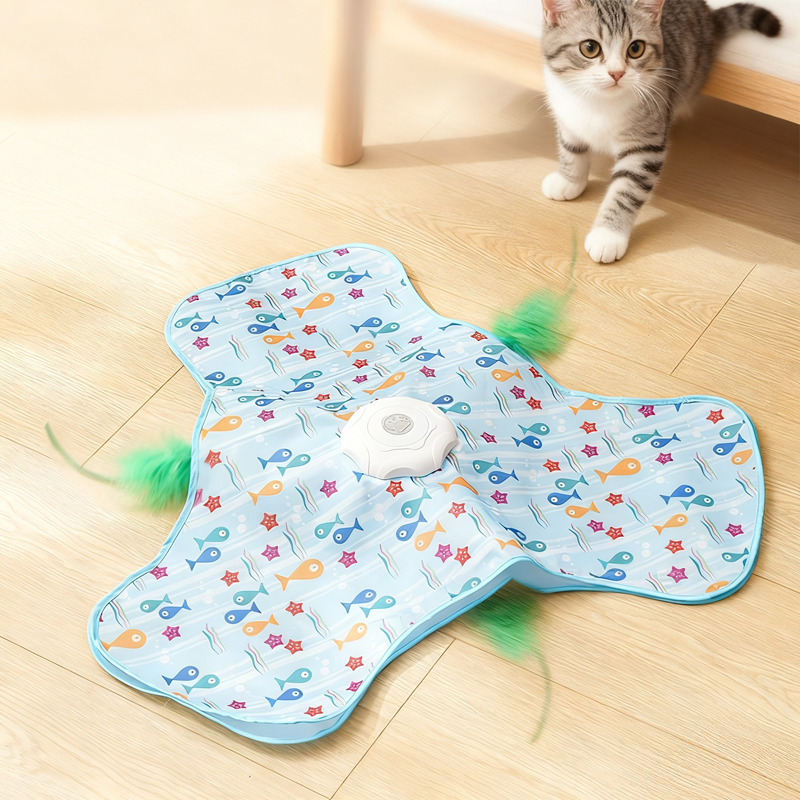 Jouet 2 en 1 pour chat – jeu de cache-cache