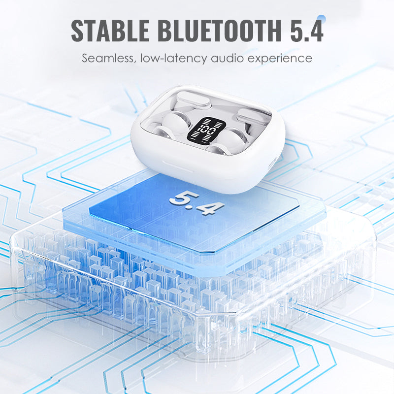 Écouteurs sans fil 4 en 1 avec boîtier LED