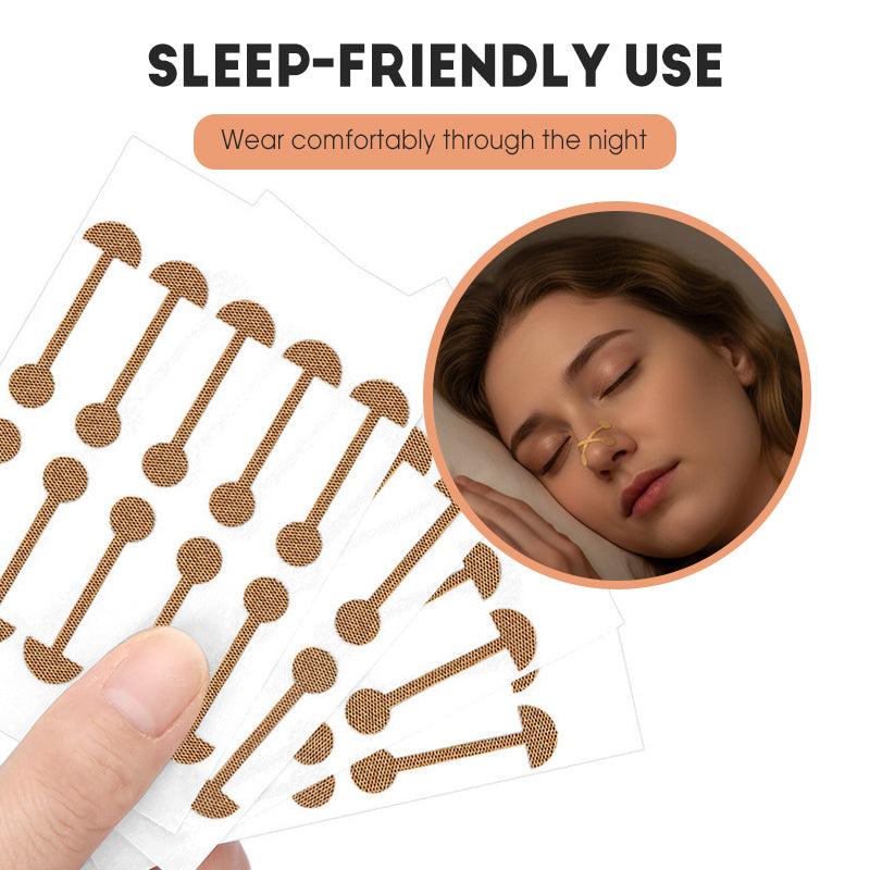 Patch nasal élastique en forme d'haltère