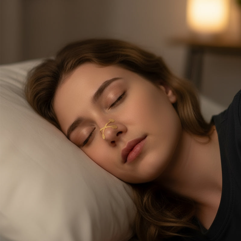 Patch nasal élastique en forme d'haltère