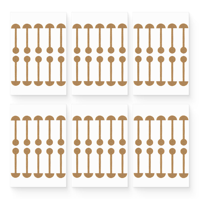 Patch nasal élastique en forme d'haltère