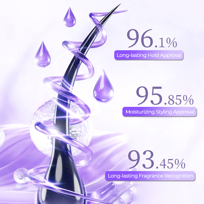 Peigne de coiffage avec crème capillaire