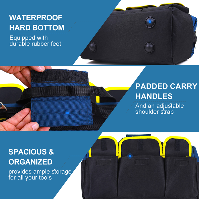 Sac à outils robuste avec bandoulière