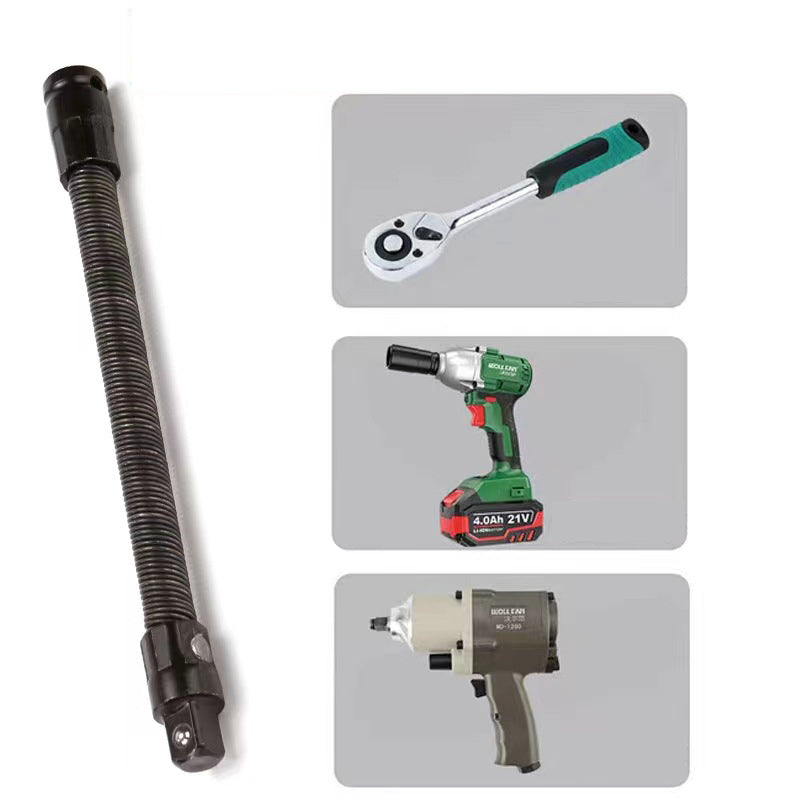 🔧🌀 Rallonge flexible pour douille 1/2" ! Vainquez les espaces restreints en quelques secondes🔩🚗