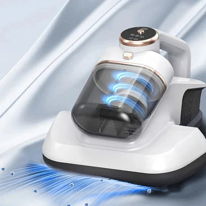 Aspirateur à double bac à poussière pour l'élimination des acariens