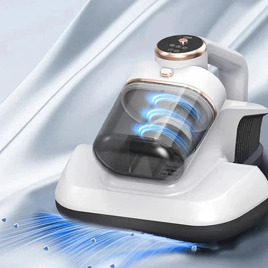 Aspirateur à double bac à poussière pour l'élimination des acariens