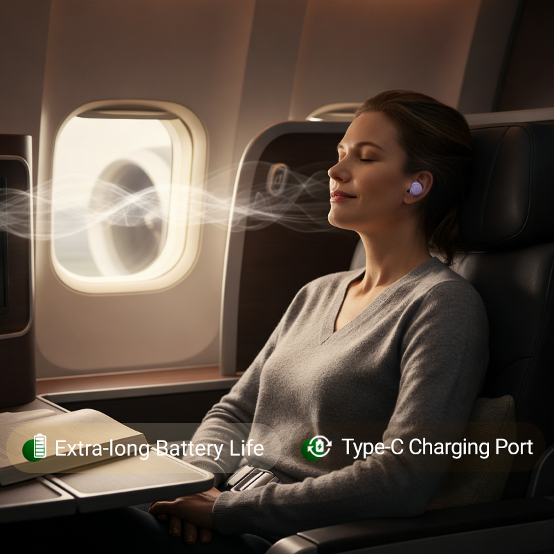 Bouchons d'oreilles antibruit stérilisables aux UV pour un sommeil paisible Bouchons d'oreilles antibruit stérilisables aux UV pour un sommeil paisible