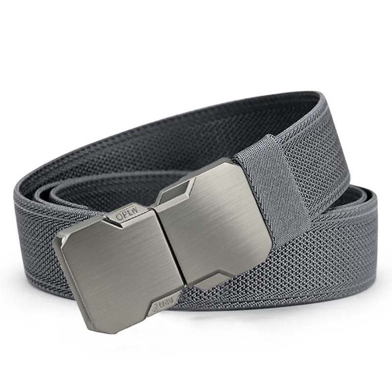 Ceinture tactique tissée pour homme avec boucle à dégagement rapide