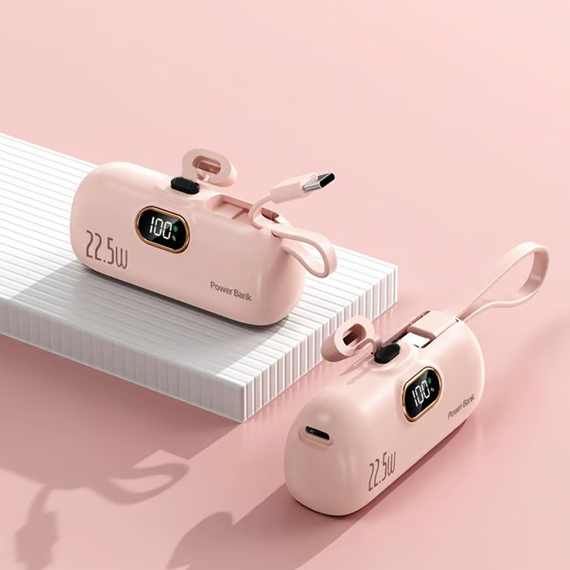 🔋 Offre à durée limitée sur les nouveaux produits ✨ Mini batterie externe portable pour téléphone 5000 mAh