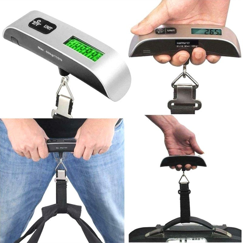 Pèse-bagage Numérique Portable avec Sangle Robuste