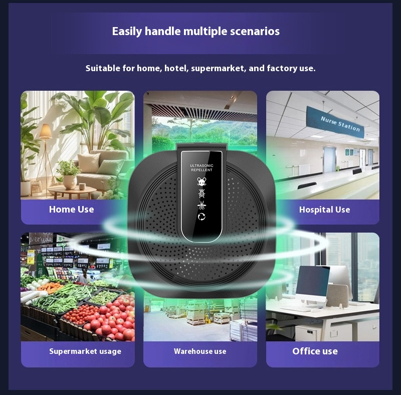 Le répulsif ultrasonique anti-bateaux et anti-rats est puissant - technologie intelligente à 360°